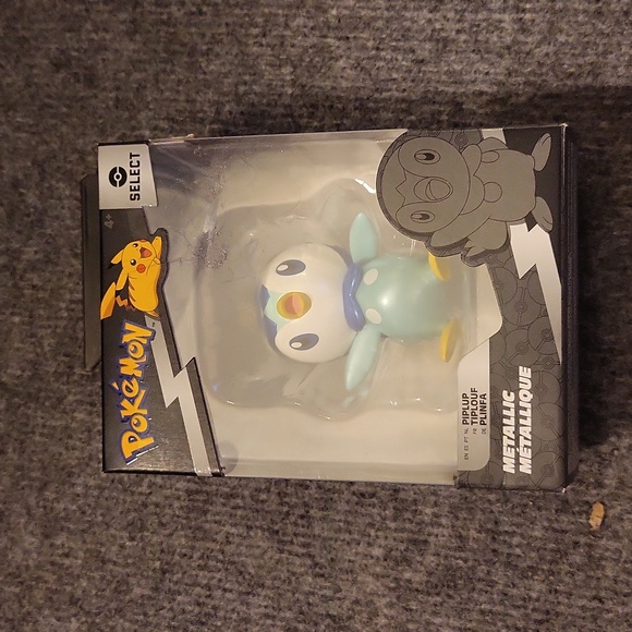 Pokemon select metal action figure Piplup Figure new - Picture 2 of 4
